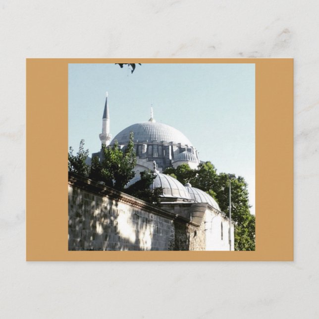 Carte Postale Mémoire d'Istanbul, Mosquée Soleymaniye 2 (Devant)