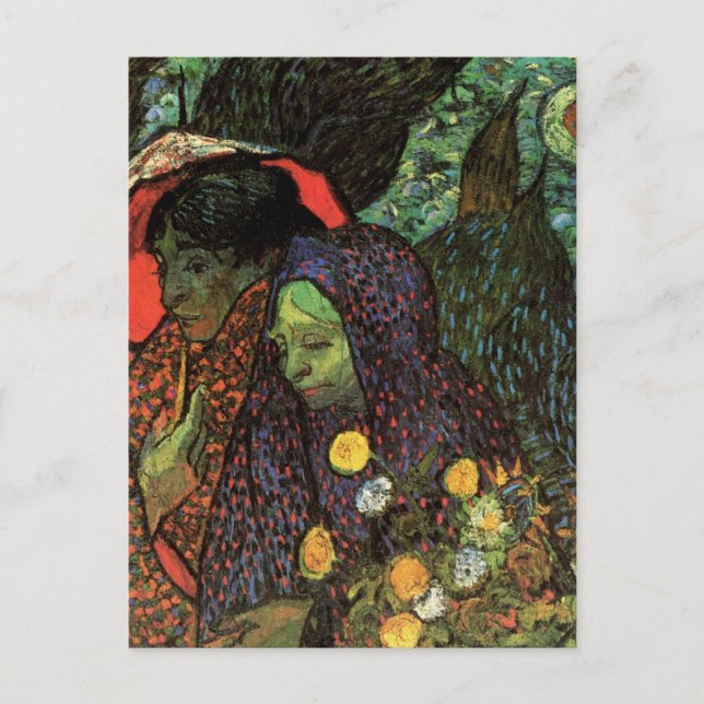 Carte Postale Mémoire du jardin à Etten par Vincent van Gogh (Devant)