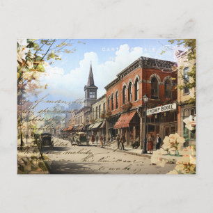 Carte Postale Mémoires de la Vieille Ville Vintage