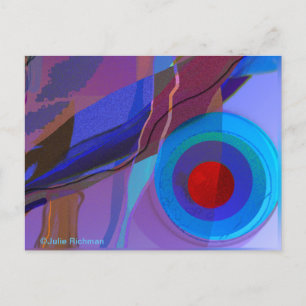 Carte postale Mémoires de l'océan abstrait 2