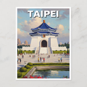 Carte Postale Mémorial Chiang Kai-shek de Taipei Taïwan
