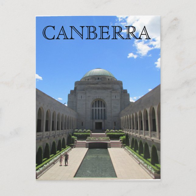 Carte Postale mémorial de guerre de Canberra (Devant)