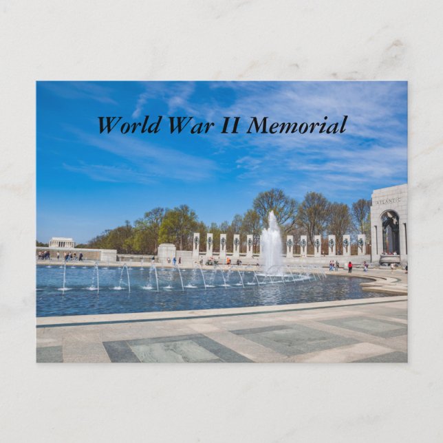 Carte Postale Mémorial de la Seconde Guerre mondiale (Devant)
