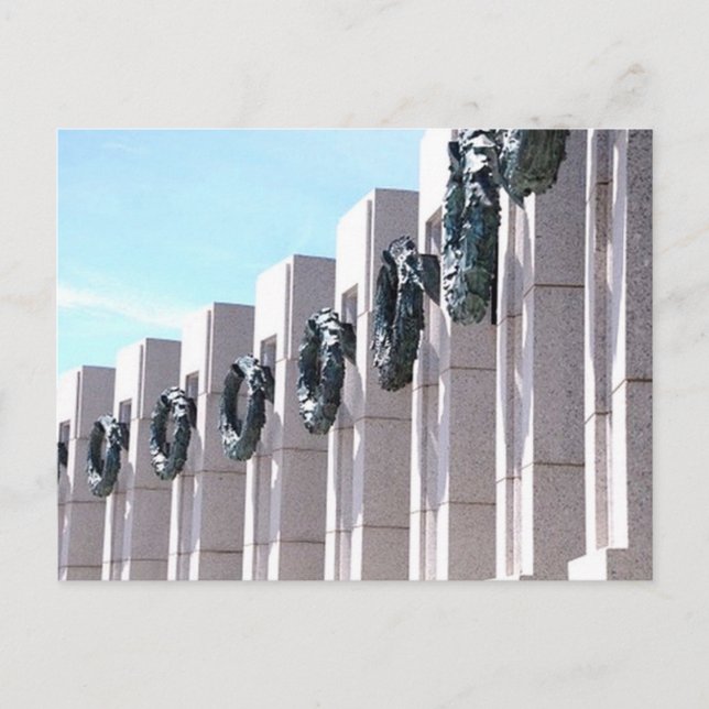 Carte Postale Mémorial de la Seconde Guerre mondiale Couronnes d (Devant)
