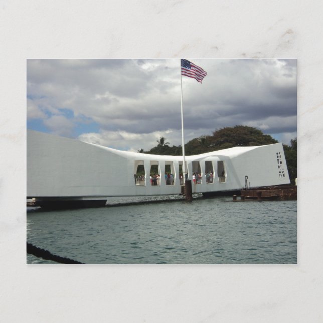 Carte Postale Mémorial de l'Arizona (Devant)