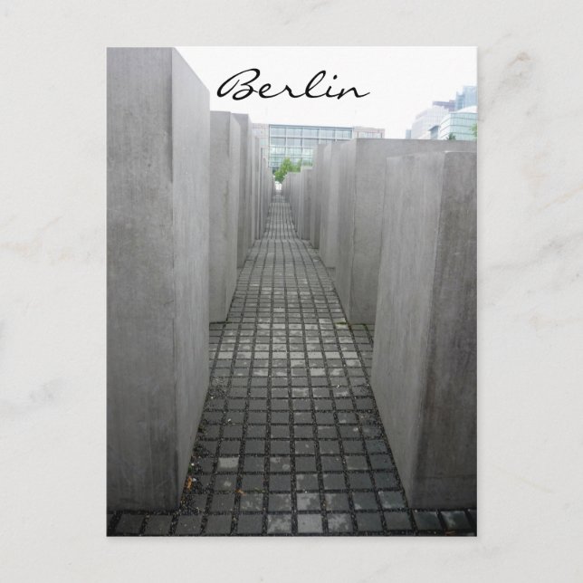 Carte Postale mémorial de l'holocauste (Devant)