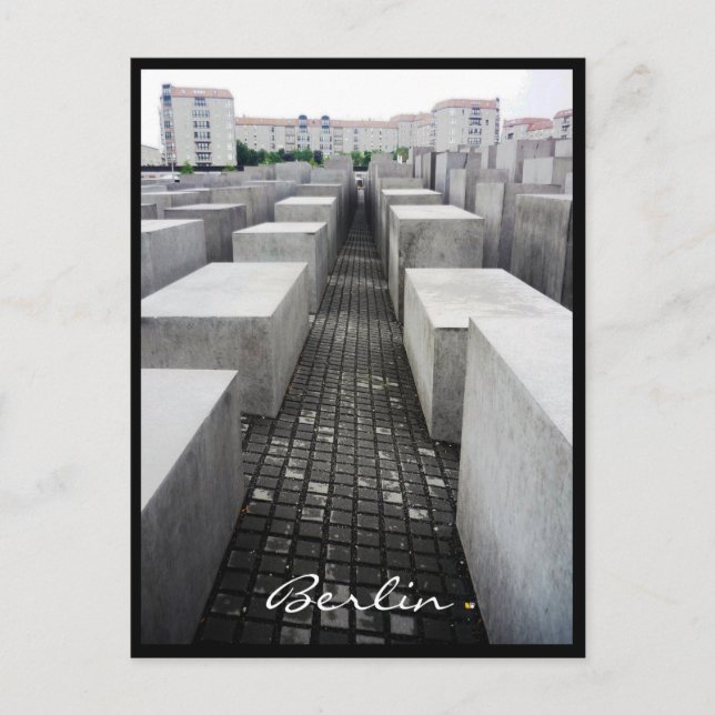Carte Postale mémorial de l'holocauste de berlin bordure (Devant)