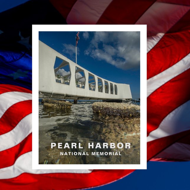 Carte Postale Mémorial de l'USS Arizona, Pearl Harbor, Hawaï (Créateur téléchargé)