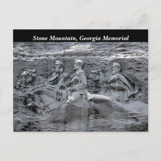 Carte Postale Mémorial de Stone Mountain Georgia Park