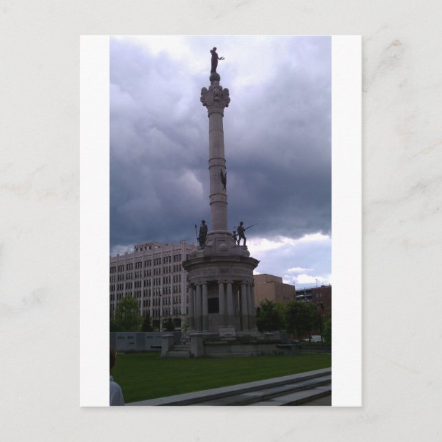 Carte Postale Memorial de vétéran, Scranton PA (Devant)