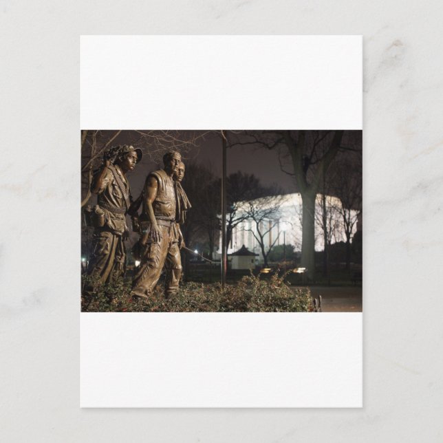 Carte Postale Mémorial des anciens combattants du Vietnam (Devant)