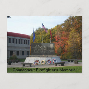 Carte Postale Mémorial des pompiers du Connecticut