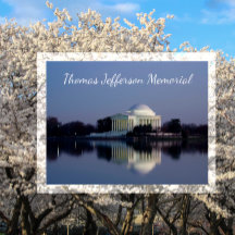 Mémorial Jefferson, Reflet dans un bassin à marée