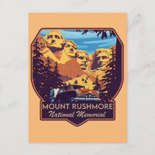 Carte Postale Mémorial national du mont Rushmore