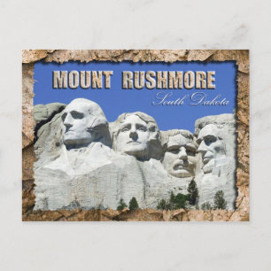 Carte Postale Mémorial national du Mont Rushmore, Dakota du Sud