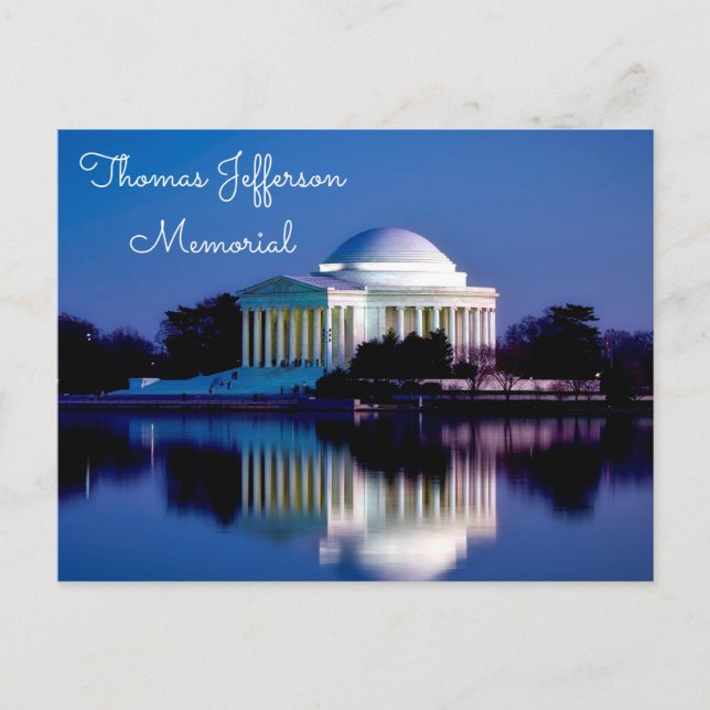 Carte Postale Mémorial Thomas Jefferson (Devant)