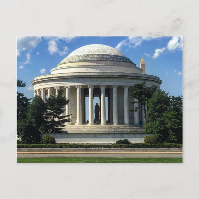 Carte Postale Mémorial Thomas Jefferson Monument Washington (Devant)