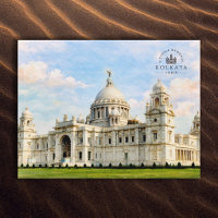 Mémorial Victoria, Kolkata, Inde | Aquarelle