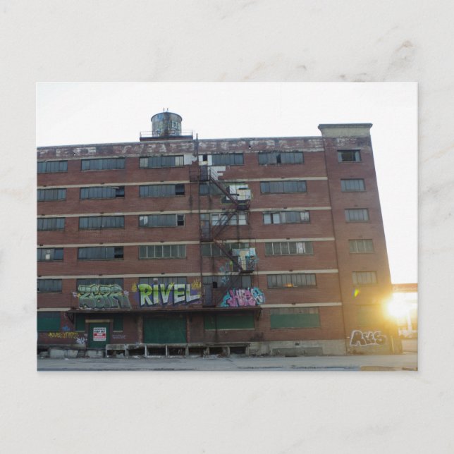 Carte Postale Memphis abandonnée (Devant)