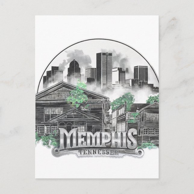 Carte Postale Memphis City Tennessee USA (Devant)