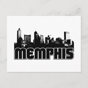 Carte Postale Memphis Skyline