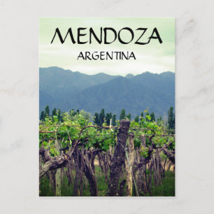 Carte Postale mendoza argentina