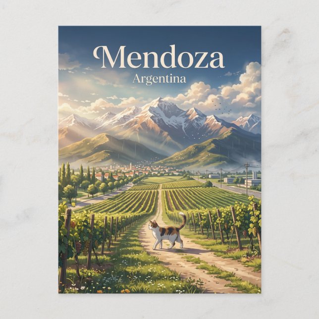 Carte Postale Mendoza Argentine (Devant)