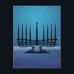Carte Postale Menorah<br><div class="desc">Oeuvre originale de Thedustyphoenix.</div>