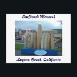 Carte Postale Menorah Surboard<br><div class="desc">Menorah Surboard</div>