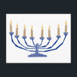 Carte Postale Menorah traditionnelle<br><div class="desc">Menorah traditionnelle</div>