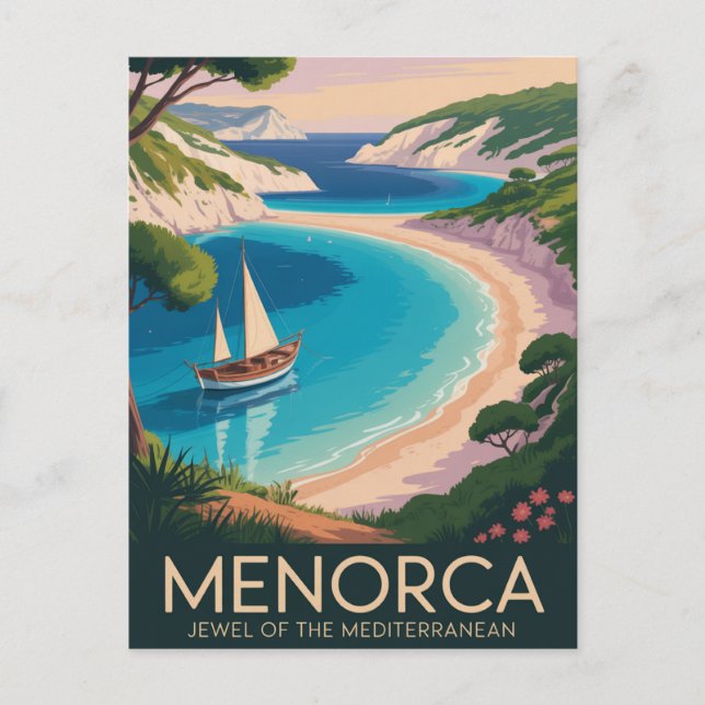 Carte Postale Menorca Espagne (Devant)