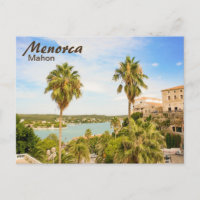 Carte postale Menorca Mahon