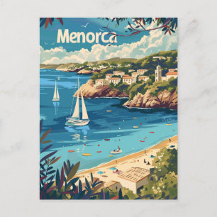 Carte Postale Menorca Vintage
