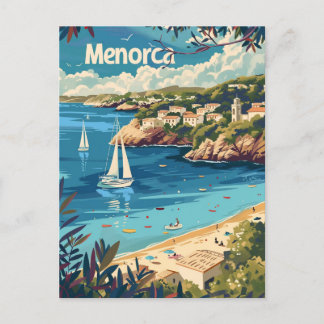 Carte Postale Menorca Vintage
