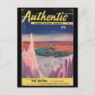 Carte Postale Mensuel de science-fiction authentique _novembre 1