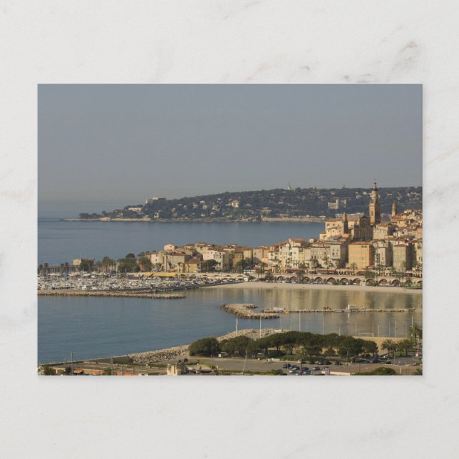 Carte Postale Menton, Côte d'Azur, France. (Devant)