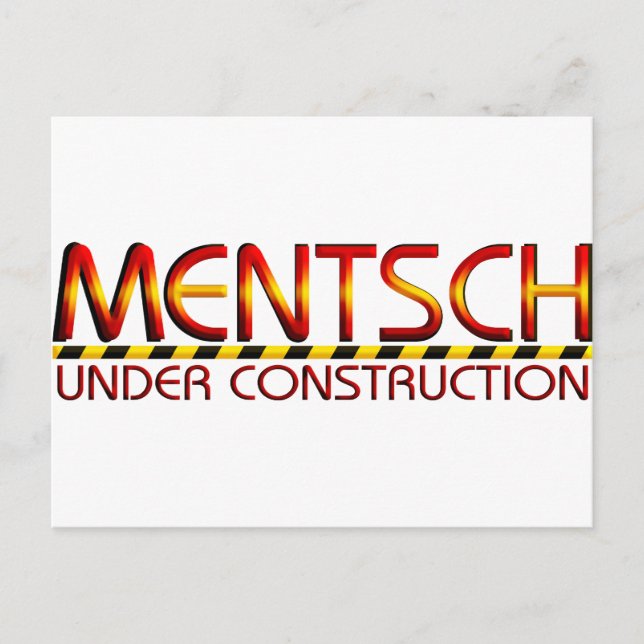 Carte Postale Mentsch (Devant)