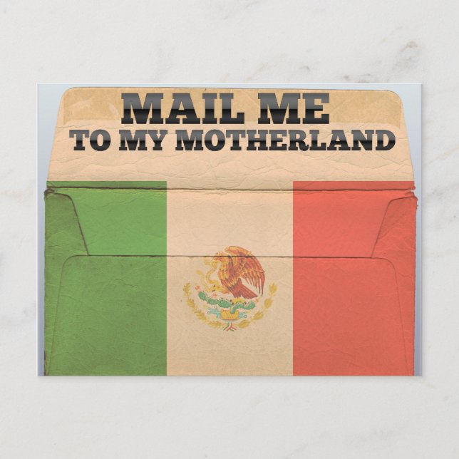 Carte Postale M'envoyer par courrier au Mexique (Devant)