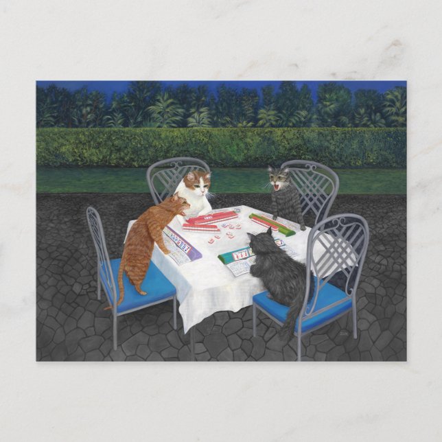 Carte Postale Meowjongg (Devant)