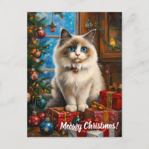 Carte Postale Meowy Christmas !