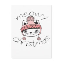 Carte postale Meowy Christmas