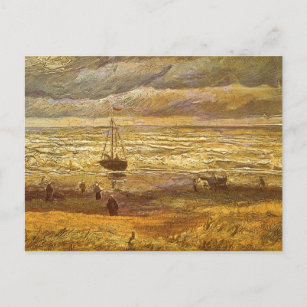Carte Postale Mer à Scheveningen par Vincent van Gogh