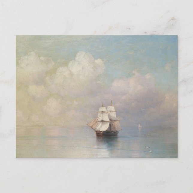 Carte Postale Mer calme Ivan Aivazovsky eau du paysage marin mer (Devant)