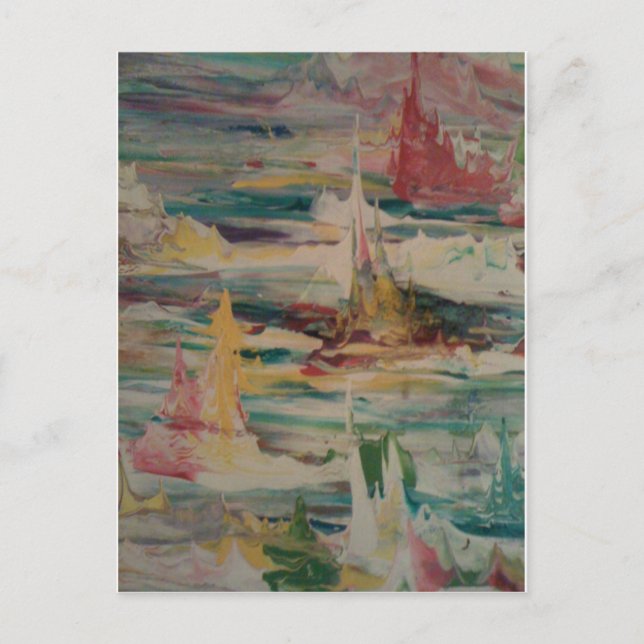 CARTE POSTALE MER COSMIQUE (Devant)