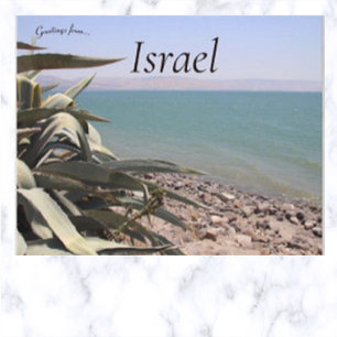 Carte Postale Mer de Galilée Capernaum Israël
