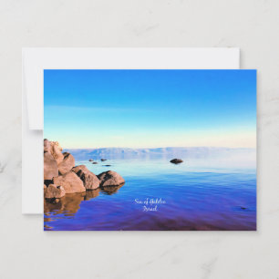 Carte Postale Mer de Galilée, Israël photographie panoramique