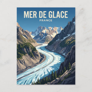 Carte Postale Mer de Glace France