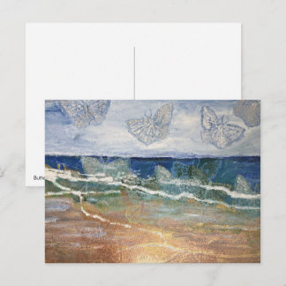 Carte Postale Mer de papillon Poste