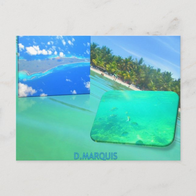 CARTE POSTALE MER DES CARAÏBES (Devant)