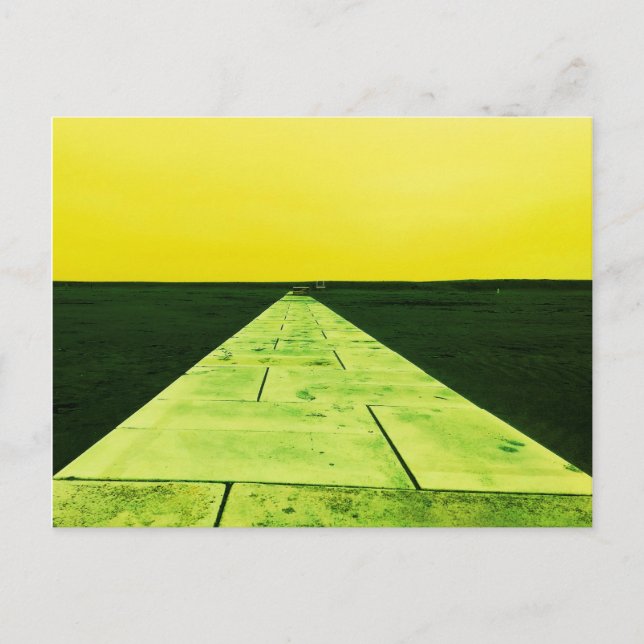 Carte Postale Mer d'hiver (Devant)